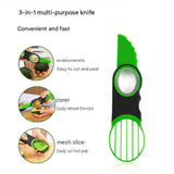 3 in 1 Avocado Slicer and Pitter - ABS Fruit Cutter for Cutting, Pitting and Slicing Avocado and Kiwifruit, Multi Purpose Kitchen Prep Tool In Australia - Darrahopens