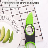 3 in 1 Avocado Slicer and Pitter - ABS Fruit Cutter for Cutting, Pitting and Slicing Avocado and Kiwifruit, Multi Purpose Kitchen Prep Tool