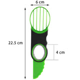 3 in 1 Avocado Slicer and Pitter - ABS Fruit Cutter for Cutting, Pitting and Slicing Avocado and Kiwifruit, Multi Purpose Kitchen Prep Tool