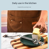 Stainless Steel Hand Crank Cheese Grater（Flat-blade planer+3-4 hole planer+5-6 hole planer+7-8 hole planer+9-10 hole planer） - Rotary Drum Shredder for Cheese, Chocolate and Butter - Ergonomic Handle Kitchen Gadget for Home Cooking and Baking