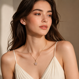 Pink Rotating Bauhinia Zircon Flower Pendant Necklace - Alloy and Zircon - 15mm Pendant, 40+5cm Chain, Design for Women, Fashionable Collarbone Jewelry Gift In Australia - Darrahopens