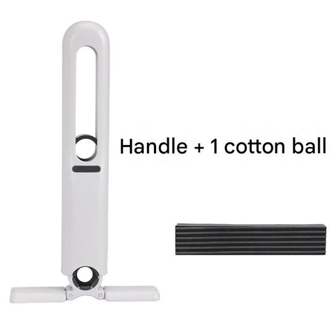 Mini Handheld Foldable Mop WIth ABS Handle and 1 Sponge Head- Hand-Free Squeeze Design -   Compact Desktop Cleaner for Kitchen and Bathroom