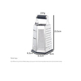 Multifunctional Six-Sided Box Vertical grater- TPR-sleeved handle - Stainless Steel Kitchen Tool with Non-Slip Base  for Vegetables, Cheese, and Potatoes