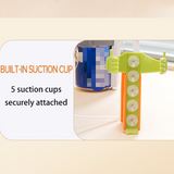 Green Soda Can Lid and Handle Holder Set - Anti-Overflow Plastic Cover with Straw and Suction Cup Grip for 12oz Cans, Portable Drink Accessory for Parties and Travel In Australia - Darrahopens