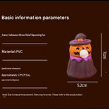Halloween Squeeze Bubble Toy（Ghost）  - PVC Squishy Figures with Pop-Up Bubble, Cute Stress Relief Decor for  Party Favors and Desk Display