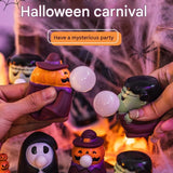 Halloween Squeeze Bubble Toy （Shape） - PVC Squishy Figures with Pop-Up Bubble, Cute Stress Relief Decor for  Party Favors and Desk Display