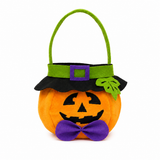 Pumpkin design wearing a hat - Plush Halloween Trick or Treat Candy Bag - Polyester  Tote with Embroidered Face, Lightweight Portable Goody Pouch for  Party Favors and Trick or Treating In Australia - Darrahopens