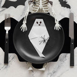 5-pieces 35*20cm Halloween bat-shaped mat - Felt Non-Slip Heat Resistant Table Mat for Party Dining and Gothic Home Deco