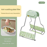 Adjustable Anti-Scald Dish Lifter - Silicone Grip Stainless Steel Plate Gripper for Steamer Oven - Safe Hot Bowl Removal Kitchen Tool In Australia - Darrahopens