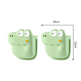 Silicone Heat Resistant Oven Mitts - Cute Crocodile Design Non-Slip Grip for Baking Steaming Microwave - Safe Hot Dish Handling Kitchen Tool