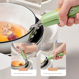 Cute Crocodile shape Kitchen Heat Resistant Set - Silicone Oven Mitts and Non-Slip Bowl Clip - Stainless Steel Anti-Scald Dish Lifter for Steamer and Baking, Space Saving Storage In Australia - Darrahopens