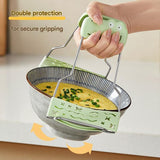 Crocodile shape Kitchen Heat Resistant Set - Adjustable Stainless Steel Plate Lifter and Silicone Oven Mitts - Non-Slip Anti-Scald Dish Grip for Steamer and Baking, Space Saving Storage In Australia - Darrahopens