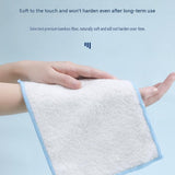 5-pcs 20*30cm Bamboo Fiber Kitchen Dishcloth - Non-Stick Oil Resistant Cleaning Cloth, Soft Absorbent Reusable Wipe for Washing Dishes and Countertops