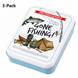 3-Pack Fishing club patterns Portable Metal Storage Box for Cotton Swabs and Coins – Compact and Portable (95x70mm), Durable Storage Accessory In Australia - Darrahopens