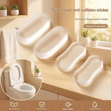 Small size 6 pack Toilet Seat Bumpers Transparent PU Gel Pads - Anti-Slip Shock Absorbing Cushions, Silent Close Protection, Easy Install Bathroom Hardware In Australia - Darrahopens