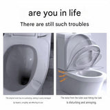 Large size 6 pack Toilet Seat Bumpers Transparent PU Gel Pads - Anti-Slip Shock Absorbing Cushions, Silent Close Protection, Easy Install Bathroom Hardware In Australia - Darrahopens