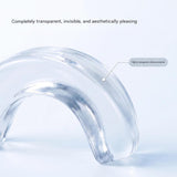 Large size 6 pack Toilet Seat Bumpers Transparent PU Gel Pads - Anti-Slip Shock Absorbing Cushions, Silent Close Protection, Easy Install Bathroom Hardware