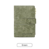 Green RFID-Protected Travel Passport Wallet - Slim Multi-Compartment Organiser for Cards, ID, SIM & Documents, PU Leather Finish