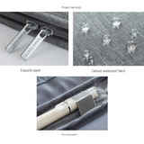 3-pack Small size Grey Travel Document Organiser - Waterproof Oxford Cloth Passport Holder With Multi-Pocket Storage - Portable Card And Cash Wallet For Holidays In Australia - Darrahopens