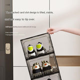 4 transparent black ones Stackable Magnetic Shoe Storage Box - Transparent PS Plastic - Front Opening Door, Dustproof Display, Space Saving Modular Design for Sneakers and Home Organisation