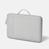 Light gray 180 Degree Open Laptop Sleeve - Water Resistant Oxford Fabric - Shock Absorbing Padded Protection, Multi Compartment Organizer for 13.3 Inch MacBook and Huawei Laptops In Australia - Darrahopens