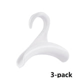 3-pack white Arched Wardrobe Bag Hook - Heavy Duty PP Plastic Hanger for Handbags, Ties, Scarves, Hats, Fits Rods Up to 3.5cm, Space Saving Closet Organizer In Australia - Darrahopens