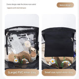 Black large size Large Capacity Mesh Beach Tote Bag - Breathable PET  with Multi-Pocket Storage, Quick-Dry Design for Travel, Gym, and Poolside Use