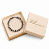 Silver and Black Four-Leaf Clover Zircon Bracelet - Gold-Tone Alloy Lucky Charm Wristband with Full Crystal Pave, 22cm Elegant Fashion Jewellery for Women In Australia - Darrahopens