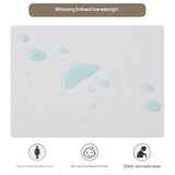 152*203cm White Waterproof Mattress Protector - Microfibre Terry Towelling Top, TPU Membrane Barrier, Machine Washable Fitted Sheet with 4 Corner Straps