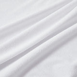 152*203cm White Waterproof Mattress Protector - Microfibre Terry Towelling Top, TPU Membrane Barrier, Machine Washable Fitted Sheet with 4 Corner Straps