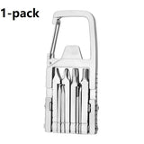 1-pack 13-in-1 Stainless Steel Multi Function Tool - SIM Card Ejector, Phone Stand, Screwdriver and Camera Tripod Accessory for Photography and Everyday Repairs In Australia - Darrahopens