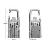 2-pack 13-in-1 Stainless Steel Multi Function Tool - SIM Card Ejector, Phone Stand, Screwdriver and Camera Tripod Accessory for Photography and Everyday Repairs