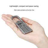 3-pack 13-in-1 Stainless Steel Multi Function Tool - SIM Card Ejector, Phone Stand, Screwdriver and Camera Tripod Accessory for Photography and Everyday Repairs