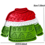 2-pack Pet Lick Mat - Food Grade Silicone Christmas Sweater Slow Feeder with Multi Suction Non Slip Base, Interactive Calming Enrichment for Dogs and Cats