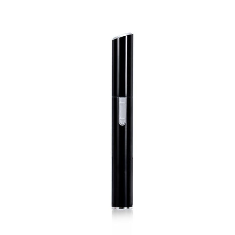 Black Rechargeable Electric Eyebrow Trimmer - USB Charging, Stainless Steel Rounded Blade, Detachable Washable Head, 4mm/6mm Comb Guides, Portable Facial Hair Remover for Women In Australia - Darrahopens
