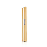 Golden Rechargeable Electric Eyebrow Trimmer - USB Charging, Stainless Steel Rounded Blade, Detachable Washable Head, 4mm/6mm Comb Guides, Portable Facial Hair Remover for Women In Australia - Darrahopens