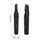 3-in-1 Electric Body Groomer for Men - IPX5 Waterproof, USB-C Rechargeable, Adjustable 3-12mm Comb, Skin-Safe Rounded Blade, Travel Lock, Wet Dry Use