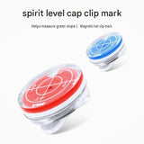 3 piece Golf Accessories Gift Set - Magnetic Anti-Fly Tee, Spirit Level Hat Clip Marker, Metal Divot Repair Tool with Alignment Lines, Portable Course Essentials for Men