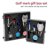 5 piece Golf Accessories Gift Set - Metal Divot Tool with Magnetic Ball Marker, Spirit Level Hat Clip, Anti-Fly Magnetic Tee and Adjustable Crystal Tee - Course Essentials Kit for Golfers In Australia - Darrahopens