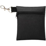 Black Golf Ball Pouch with Zipper and Metal Clip - Durable Nylon Storage Bag for Balls, Tees and Divot Tools - Portable Waist Accessory Organizer for Golfers In Australia - Darrahopens