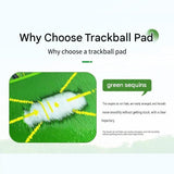 Yellow trajectory line and printed "checkmarks and crosses"Golf Swing Training Mat- Sequin Track Detection - Portable Plastic and Rubber Practice Pad for Indoor and Outdoor Use, Anti-Slip Base 24.4x38.4cm