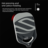 Black T700 Carbon Fiber Pickleball Paddle - 16mm Thick - Power Air Aerodynamic Design, PP Honeycomb Core, Ergonomic Grip, USAPA Approved Standard for Competitive Play In Australia - Darrahopens