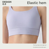 Blue S Size One-piece sports bra with thin straps - Nylon - Fixed Cup, Adjustable Back Closure, Cross Back Straps, Breathable Fabric for Yoga and Gym In Australia - Darrahopens