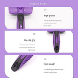 3 Pack Green 17*10cm Self-Cleaning Pet Slicker Brush with 60 Degree Curved Pins - One-Click Hair Removal, Non-Slip Handle, Gentle Grooming Tool for Cats and Dogs