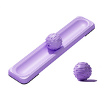 Purple Fascia Ball Foot Massager- 2 myofascial release balls and 1 non-slip base, Washable PP Design for Plantar Fasciitis Relief, Yoga, Gym Recovery and Daily Foot Care