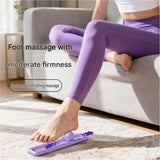 Grey Fascia Ball Foot Massager- 2 myofascial release balls and 1 non-slip base, Washable PP Design for Plantar Fasciitis Relief, Yoga, Gym Recovery and Daily Foot Care