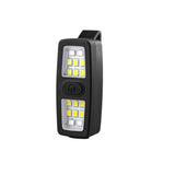2 Pack Black Mini Clip Light - ABS Portable LED Safety Light with 7 Modes, USB-C Rechargeable, for Night Running, Cycling, Camping and Emergency Use In Australia - Darrahopens