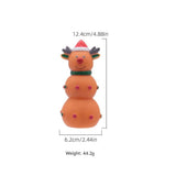 Dog Christmas Squeaky Toys（Reindeer） – Festive Designs ,Durable, bite-resistant, interactive vinyl squeaky toys—perfect as holiday stocking stuffers for dogs