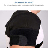 Black Small Size Double Shoulder Support Brace - Adjustable Posture Corrector with Breathable Mesh, Compression Therapy for Gym, Running, and Daily Activities In Australia - Darrahopens