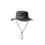 Grey Unisex Foldable Outdoor Sun Hat - Polyester Wide Brim Bucket Hat with Adjustable Chin Strap, Breathable Design, Travel Friendly, Hiking Camping Beach In Australia - Darrahopens